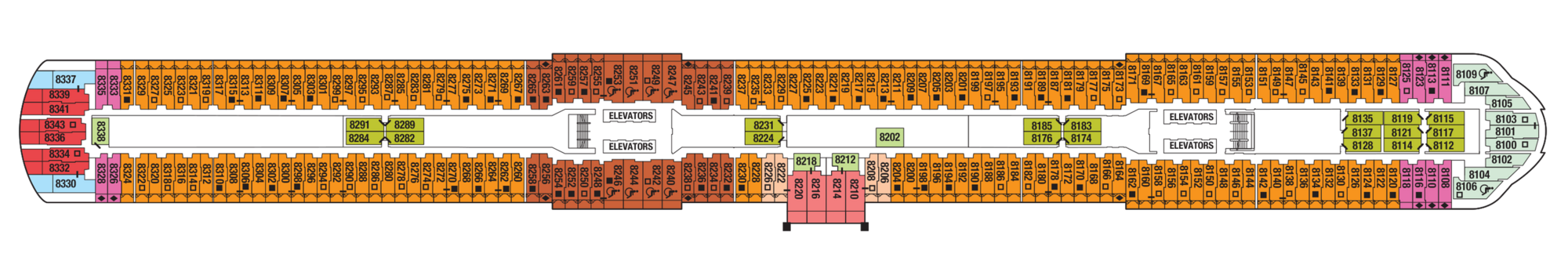 Deck 8 plan
